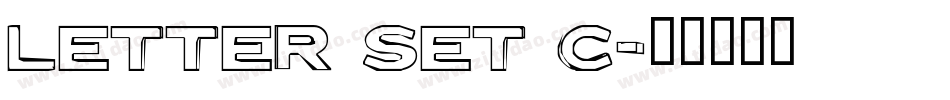 Letter Set C字体转换